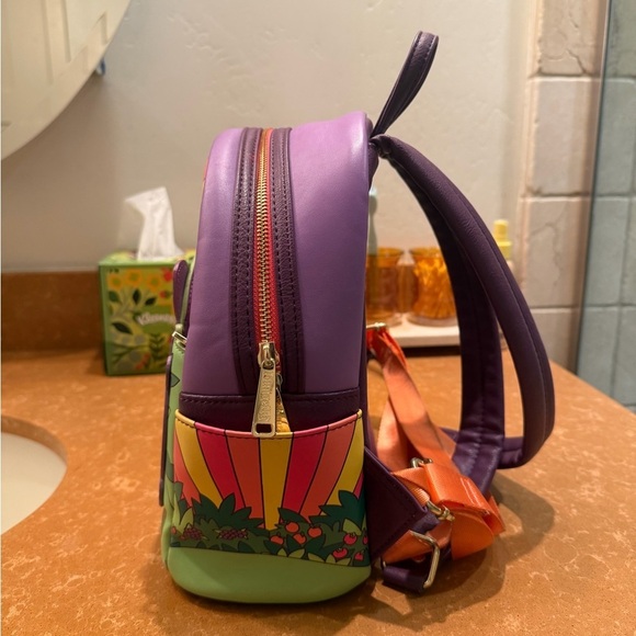 Loungefly Disney EPCOT Food & Wine 2024 Figment Mini Backpack